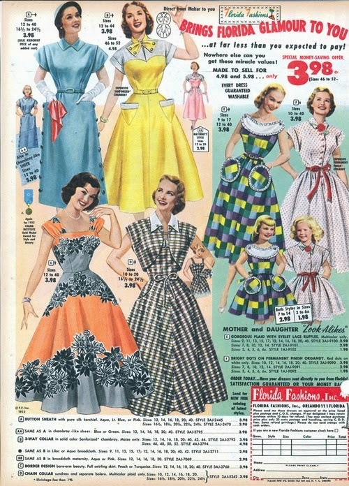 old clothing ad